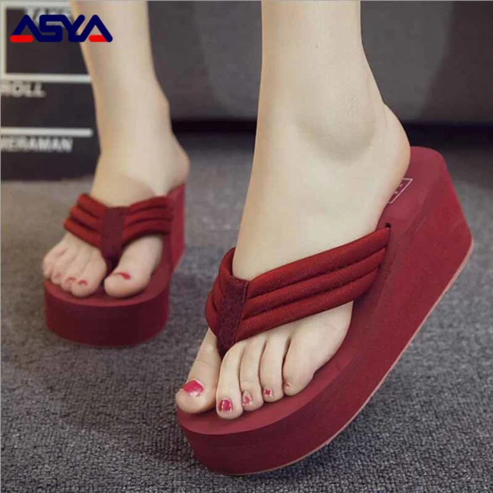 

ASYAPOY Summer Sandals Women T-strap Flip Flops Thong Sandals Designer Elastic Band Ladies Gladiator Sandal Shoes