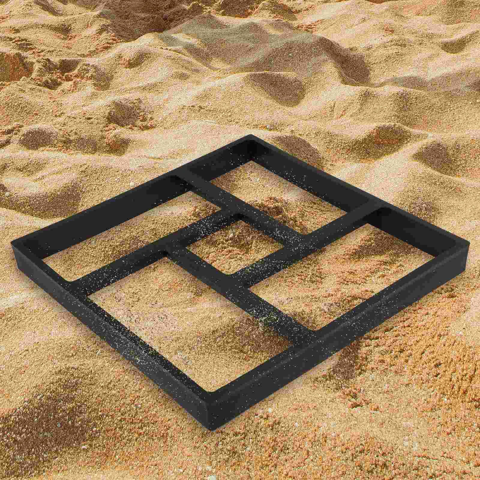 Plastic Reusable Path Maker Diy Pavement Mold Concrete Die Floor Tile Mould Paving Mould Garden Supplies Decorative Pebbles