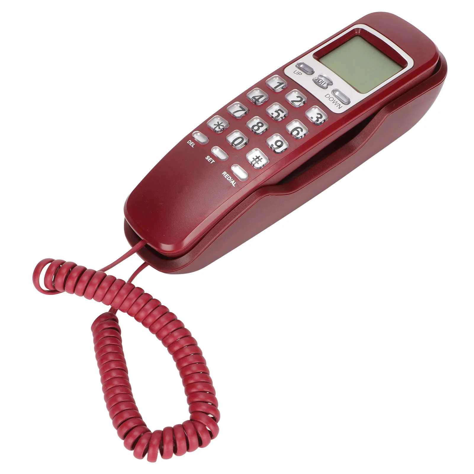 Description Picture 4 of itemHome Landline Phone with LCD Display Redial Function Desktop Corded Fixed Telephone for Office Hotel Restaurant mini phone
