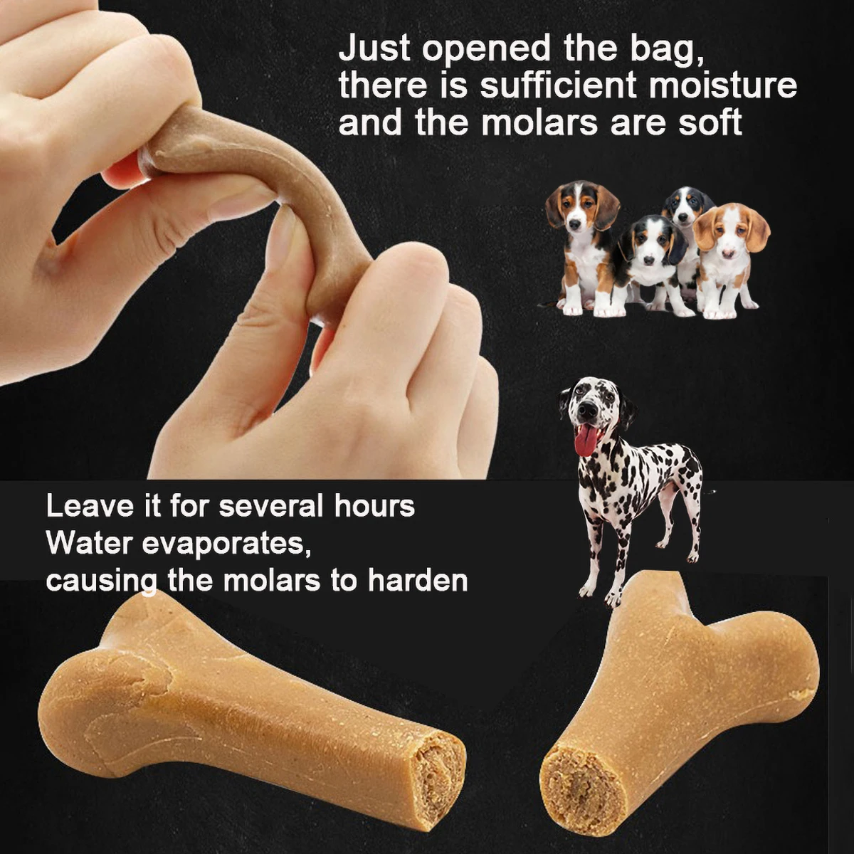 Healthy Dog Dental Sticks, Rich in Nutrients, Chicken & Milk Flavors, 28g Net Weight 4