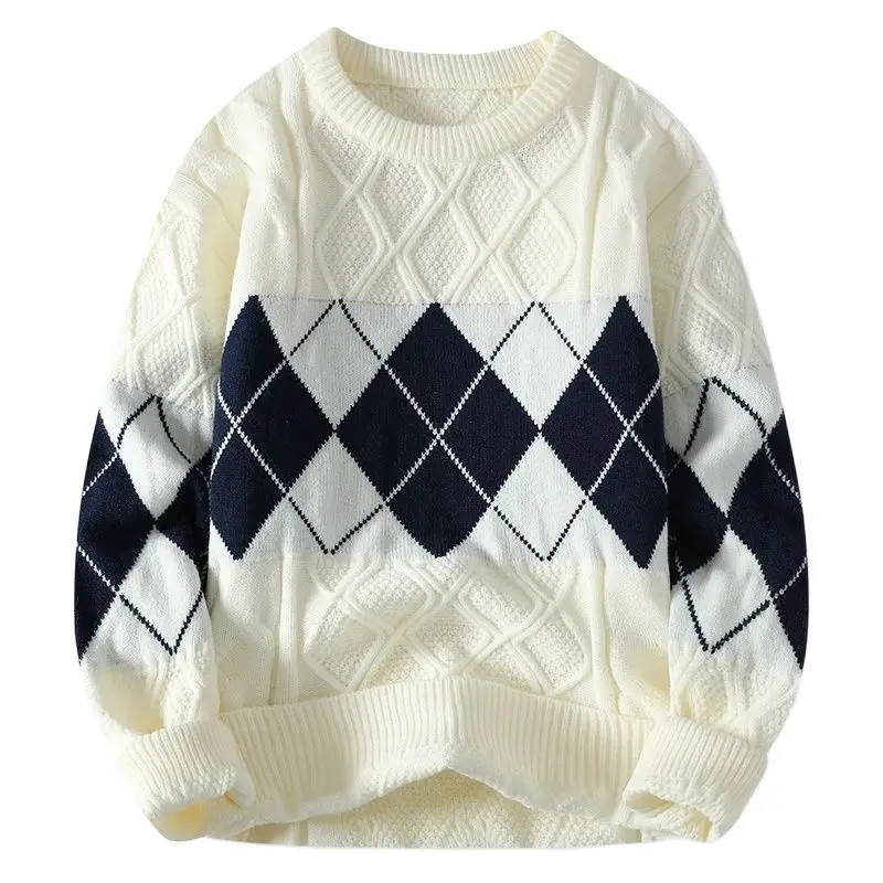 

BATMO 2023 Новое поступление осенний высококачественный Повседневный свитер для мужчин, мужские пуловеры с ложным воротником, M-4XL 6315