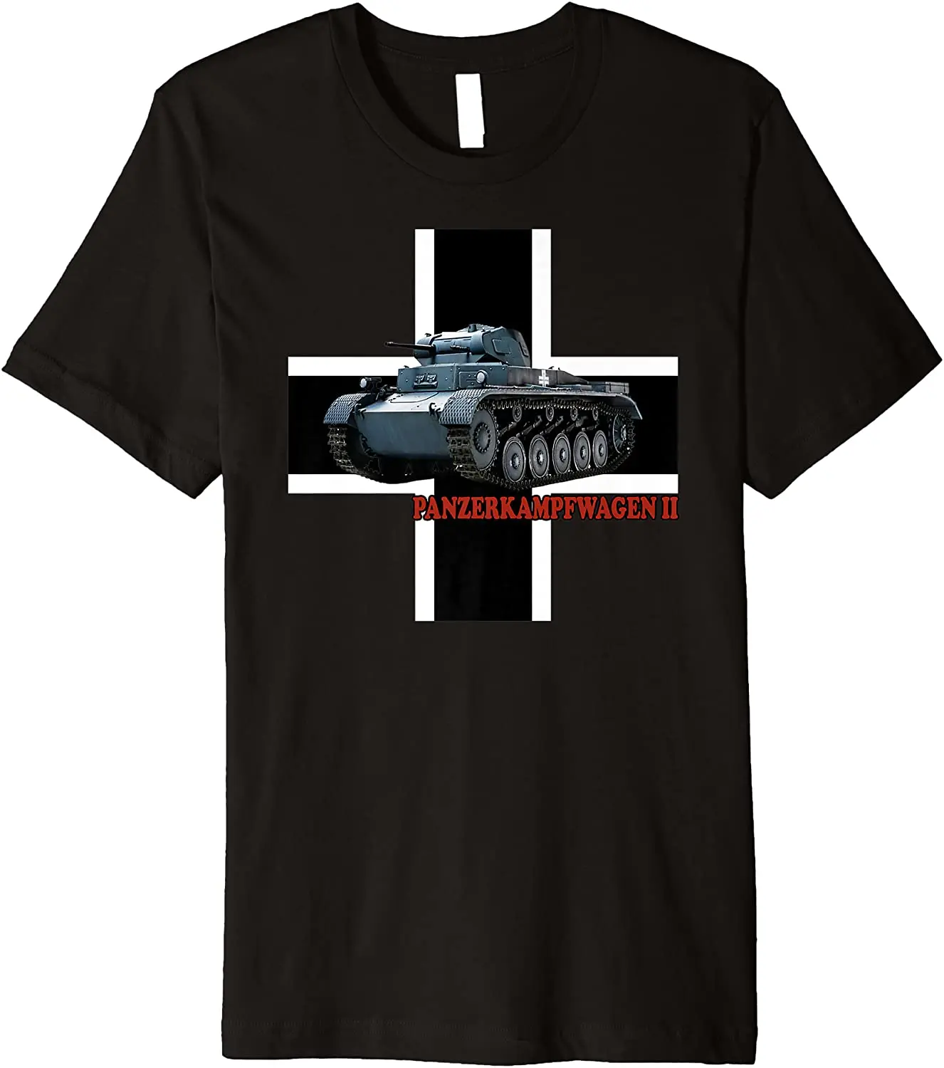 

Panzerkampfwagen II WWII German Army Flag Panzer II Light Tank T-Shirt. Summer Cotton O-Neck Short Sleeve Mens T Shirt New S-3XL