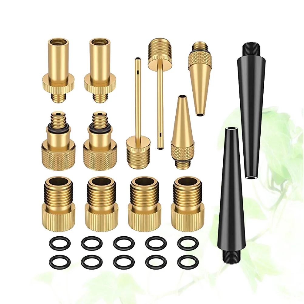 

1 Set Bike Pump Adapter, Sturdy Durable Copper Pump Converter Bike Parts Adapter for Cycling Bike