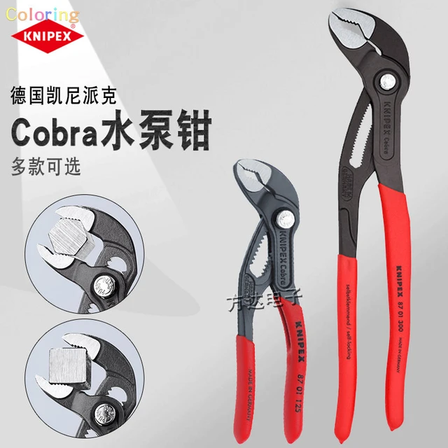 Self-Gripping Adjustable Cobra Pliers