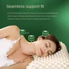 TAIHI Female Latex Pillow Thailand Beauty Massage Cervical Orthopedic Neck Pain Pillows Effectively Prevent Mites For Sleeping 2