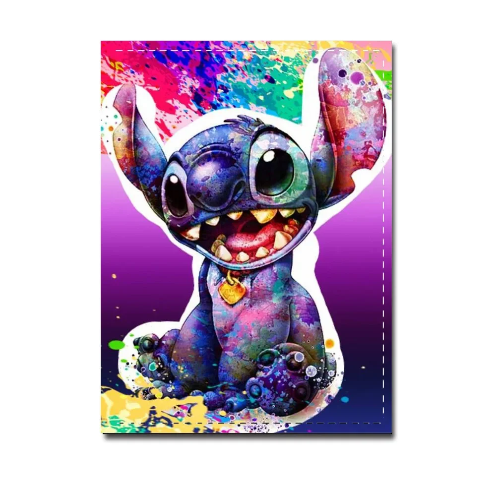 Disney boy girl carton New Stitch Cartoon PU Passport Case wallet Student ID card Holder coin bag 3