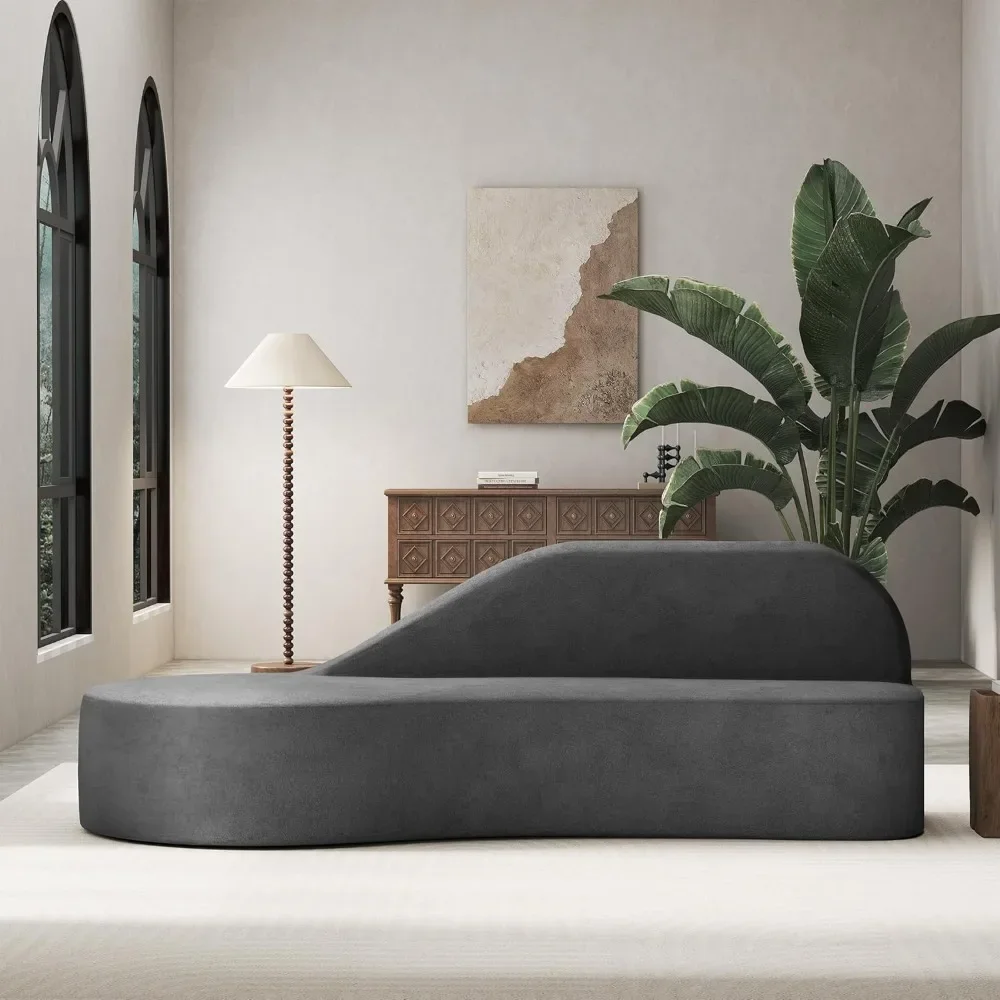 Modern Curved Three-Seat Sofa 1