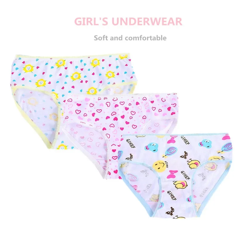 6/12PCS Baby Soft Cotton Panties Little Girls' Briefs Toddler kids  Underwear,Set