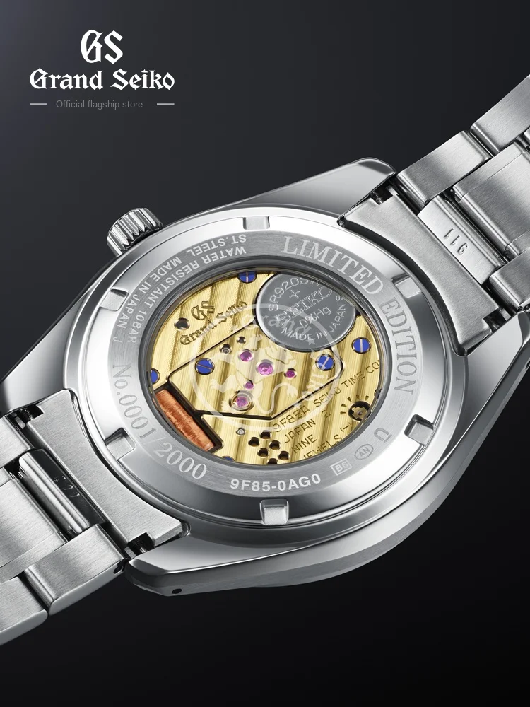 GrandSeiko [New product] GrandSeiko crown blue lion Grand Seiko gs limited  edition quartz back transparent watch male SBGP017G - AliExpress