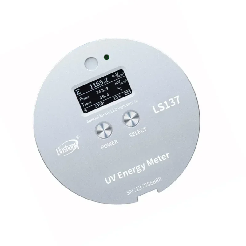 Linshang LS137 UVA LED Energy Meter UV Radiation Meter for 365nm 385nm 395nm 405nm UV Ink Glue Coating Curing Exposure Printing 6