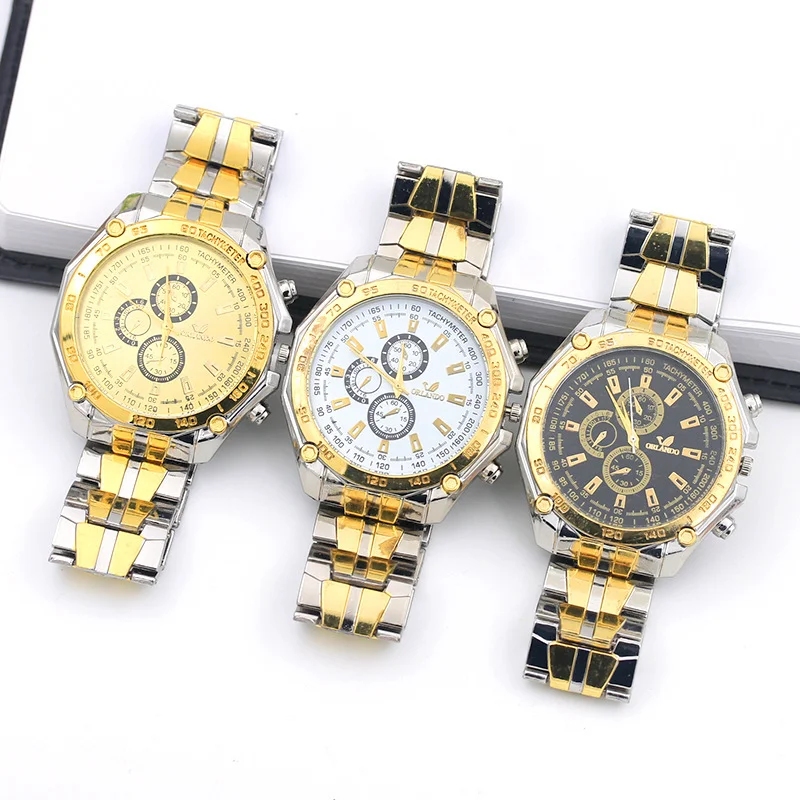 

Luxury Business Men Watches Watches Men Gold Watches Stainless Steel Quartz Watches Orologio Uomo Moda Hombre Gift