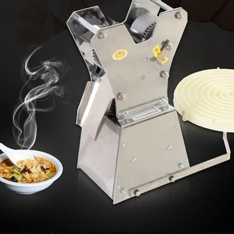 Brand-new Electric Noodle Machine Automatic Commercial Electric Stainless Steel Dough Maker With Blade Dough Pan Holder