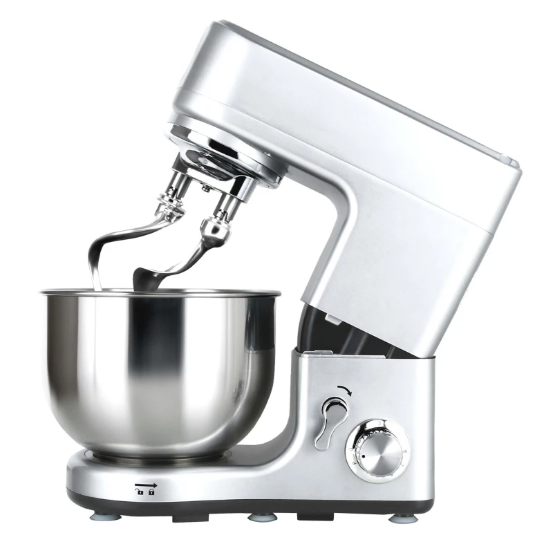 Миксер GEMLUX GL-SM777GR (мощность 1200Вт 6 скоростей 3 мешалки двойной крюк плоский битер