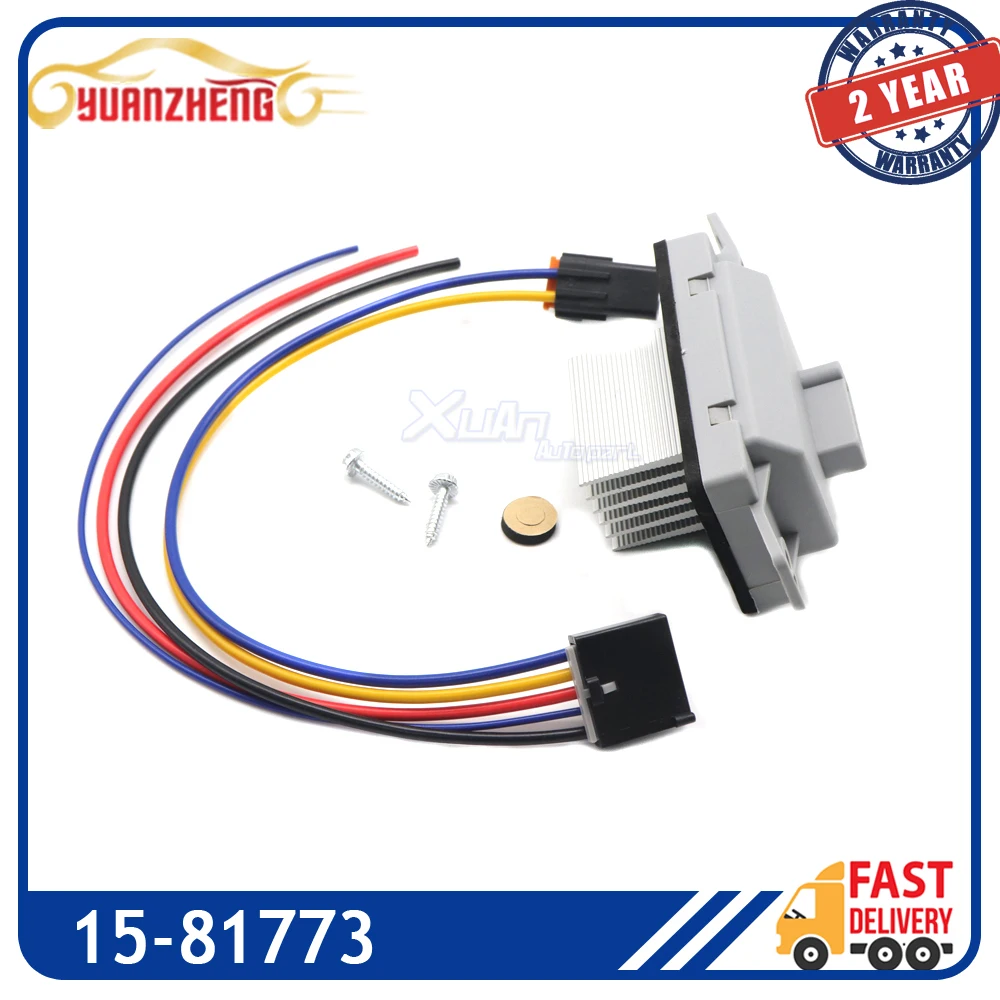 

Новый модуль резистора электродвигателя нагнетателя 15-81773 для Buick Rainier Cadillac Escalade Chevrolet Silverado GMC Sierra Oldsmobile Pontiac