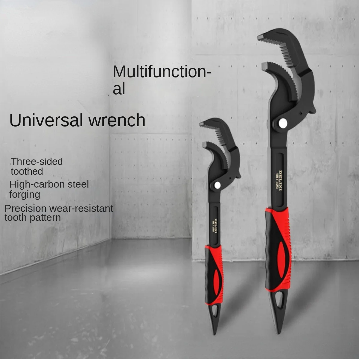 Delixi Universal Wrench Set Multifunctional Open End Universal Wrench