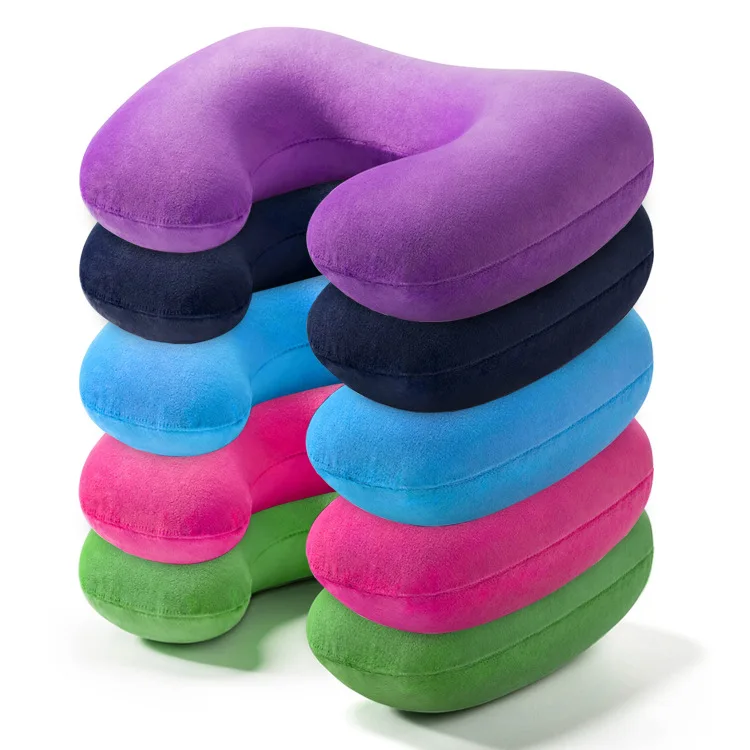 

U shaped pillow travel pillow inflatable U shape travel pillow three sets