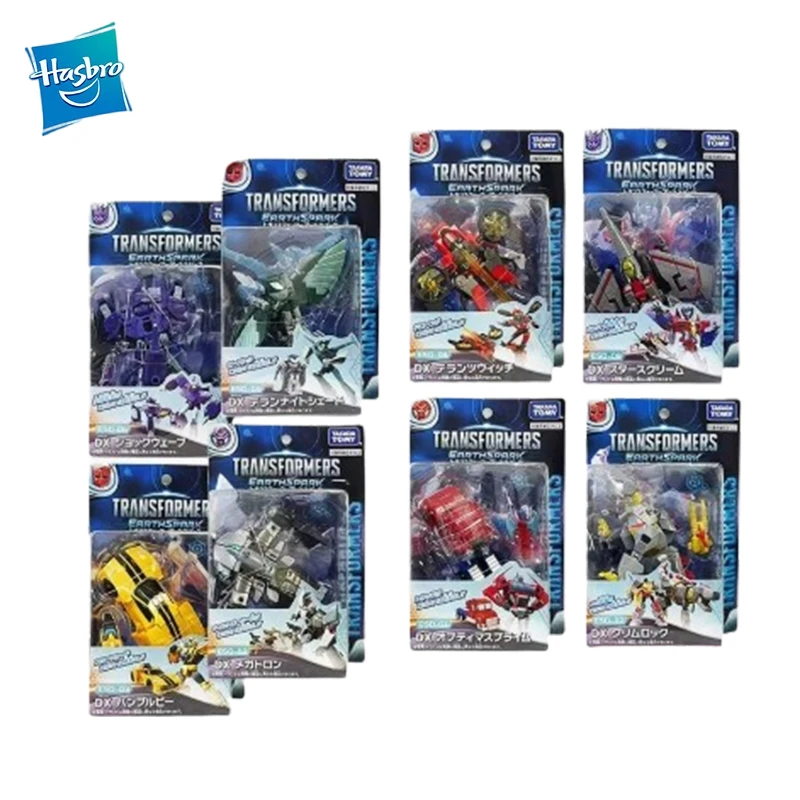 

In Stock Original TAKARA TOMY Transformers Earthspark ESD Optimus Prime Megatron Bumblebee PVC AnimeFigureAction iguresModelToys