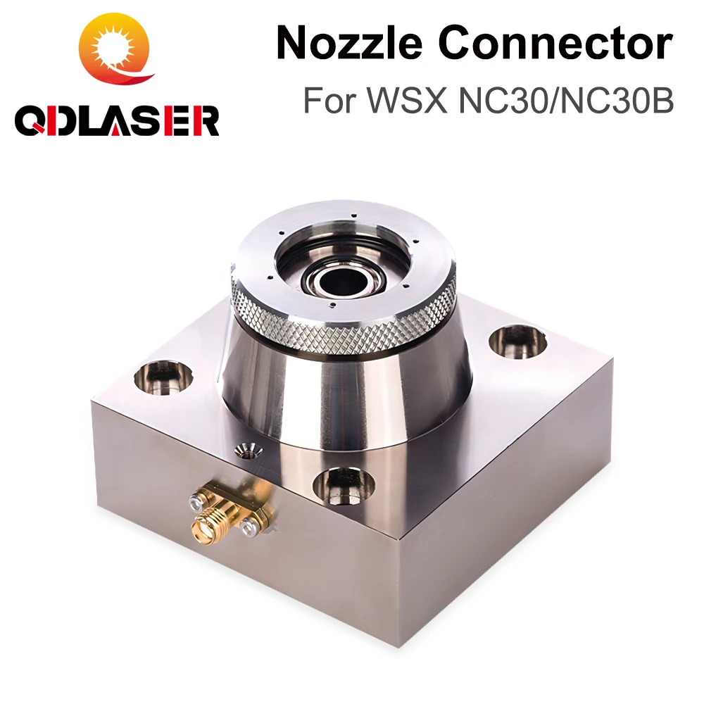 

QDLASER Nozzle Connector Fastener For WSX KC13 KC15 Fiber Laser Head on 1064nm Fiber Laser Metal Cutting machine