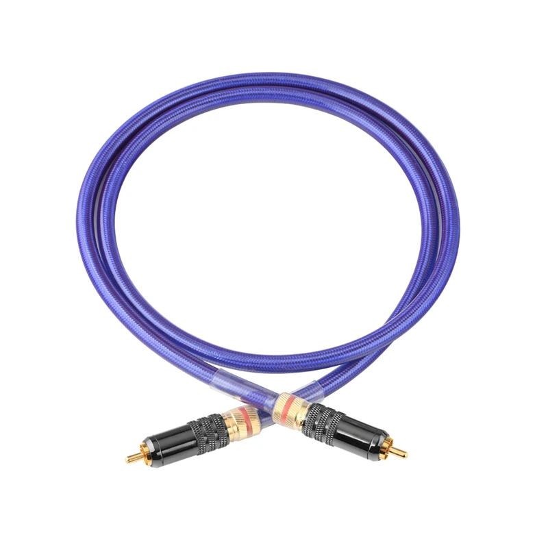 Van Den Hul Audio Rca Cavo Coassiale Digitale 75Ohm It65G Cavo Subwoofer In Rame Placcato Argento