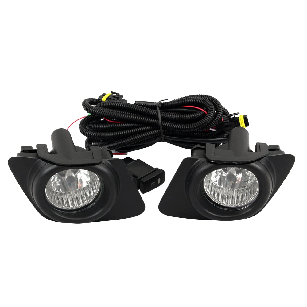 

Pair Front Bumper Fog Light Lamp embly with Switch Wring Harness for DAIHATSU SIRION 2006-19 for TOYOTA P O 2013