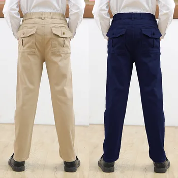 Kids Khaki School Pants 1