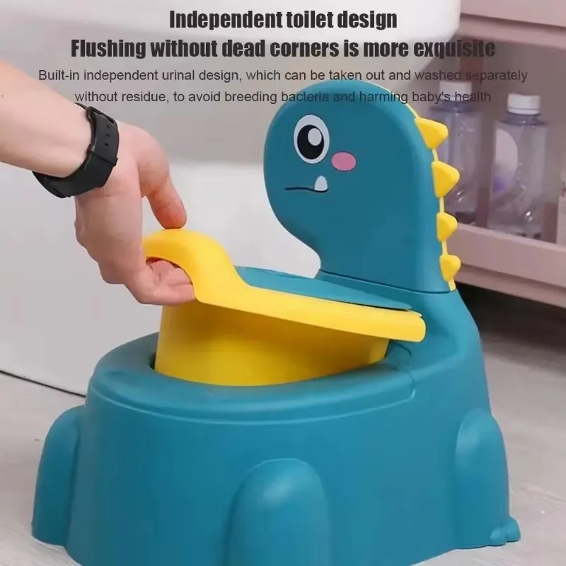 Baby Toilet Seat Cartoon Dinosaur Type Thickening Plastic Child Special Potty Urinals Infant Boys and Girls Toilet Supplies 3