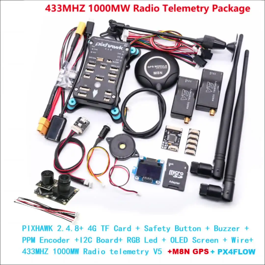 PIXHAWK PX4 2.4.8/PRO/6C PRO PX4FLOW PIX 32 Контроллер полета Автопилот с 4G SD AN Квадрокоптер Ardupilot
