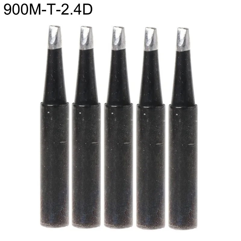 5PCS Solder Soldering Iron Welding Tips 900M-T Lead Free For Hakko Saike 936 852d+ 909D 900M-T Series Soldering Iron Head Tips