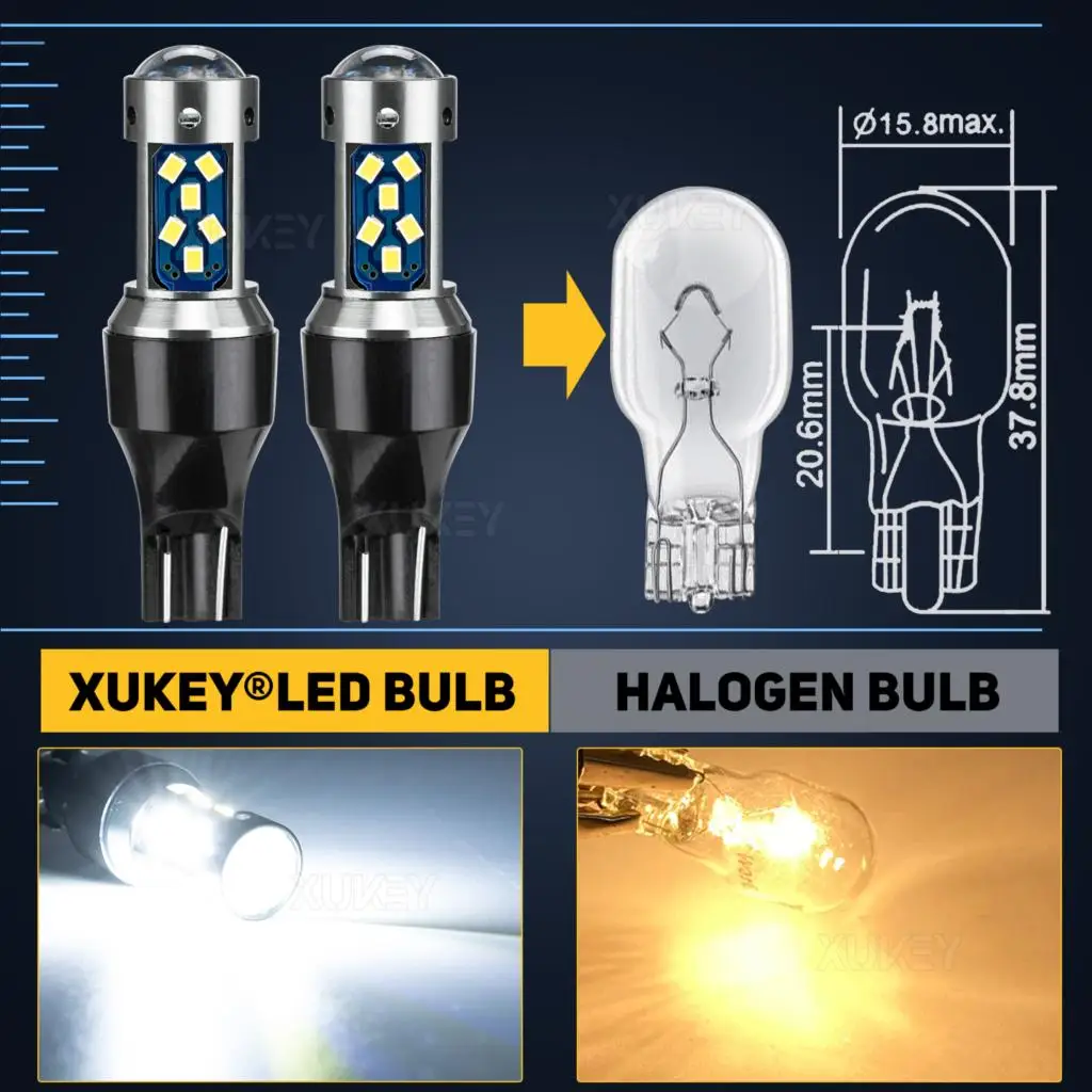 2x W16W LED  27-SMD T15 921 912 955 ڵ      12V 24V 6000K ũ ȭƮ W/ 