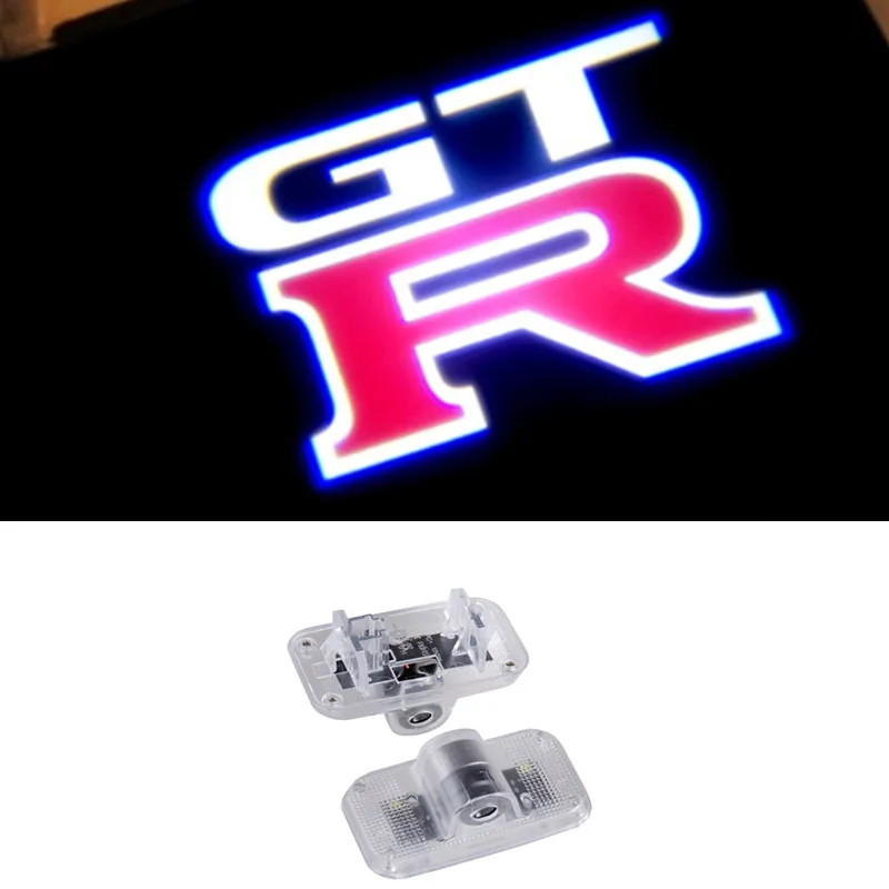 2 Pz Per Nissan Gtr R35 R34 Old Teana 04-07 Murano 11-13 Sylphy 06-09 Led Car Door Light Luci Di Benvenuto Ghost Shadow Lamp