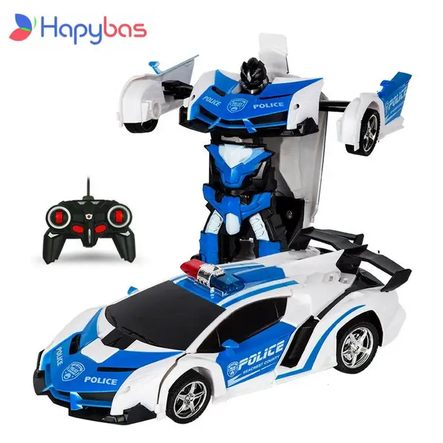 RC Car Transformation Robots Sports Vehicle Model  Drift Car  Toys Cool Deformation Car Kids Toys  Gifts For Boys 1