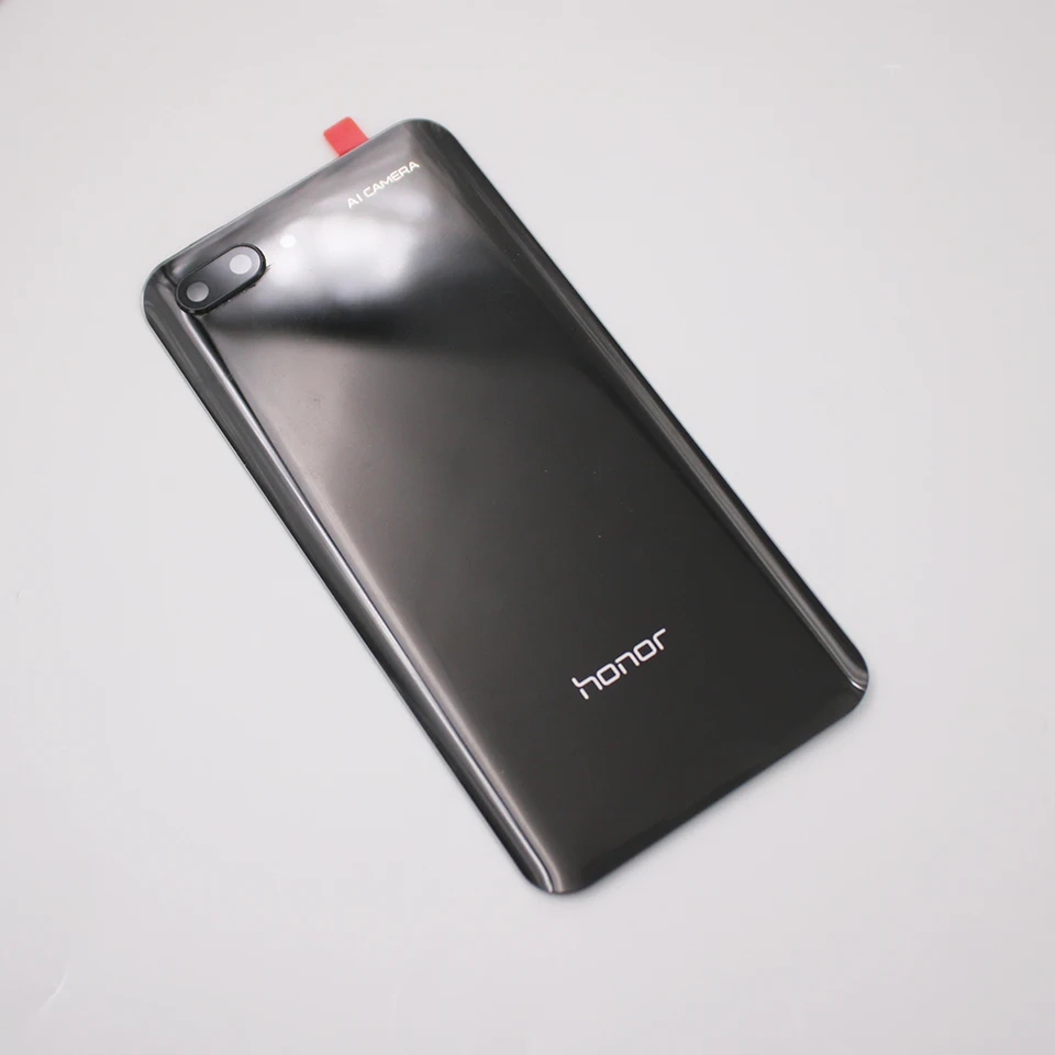 Vitre Arrière De Remplacement Pour Honor 10 - Couleurs Iridescentes (bleu, Noir, Vert, Gris) - Cache Batterie Inclus