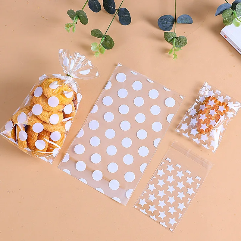 Lot De 100 Sacs En Cellophane Transparents Auto-adhésifs Refermables