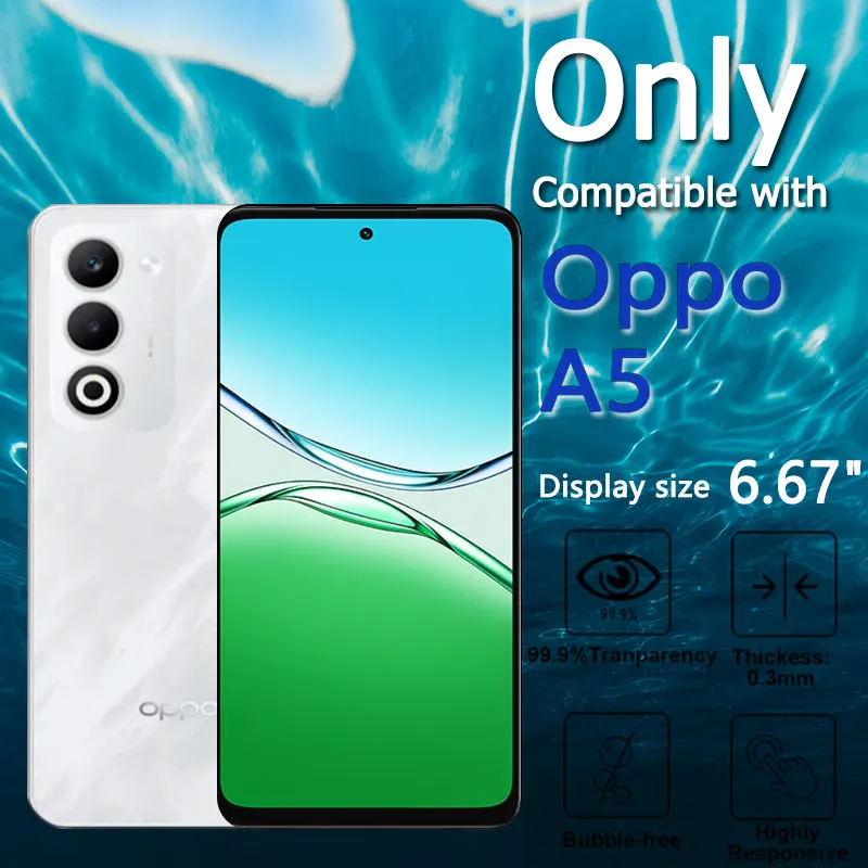 Premium Screen Protectors Tempered Glass Crystal - Anti-Scratch, Case Friendly, Fingerprint Resistant
