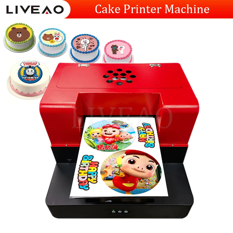 Automatic Beverages Food Selfie Edible Ink Cake Coffee Latte Art 3D Printer Food Printing Machine