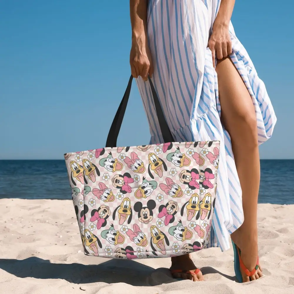 Large Beach Tote Bag Women Waterproof Sandproof Tote Bags for Pool Party Sd8b58bb0a3d94298b921995f317c596dg
