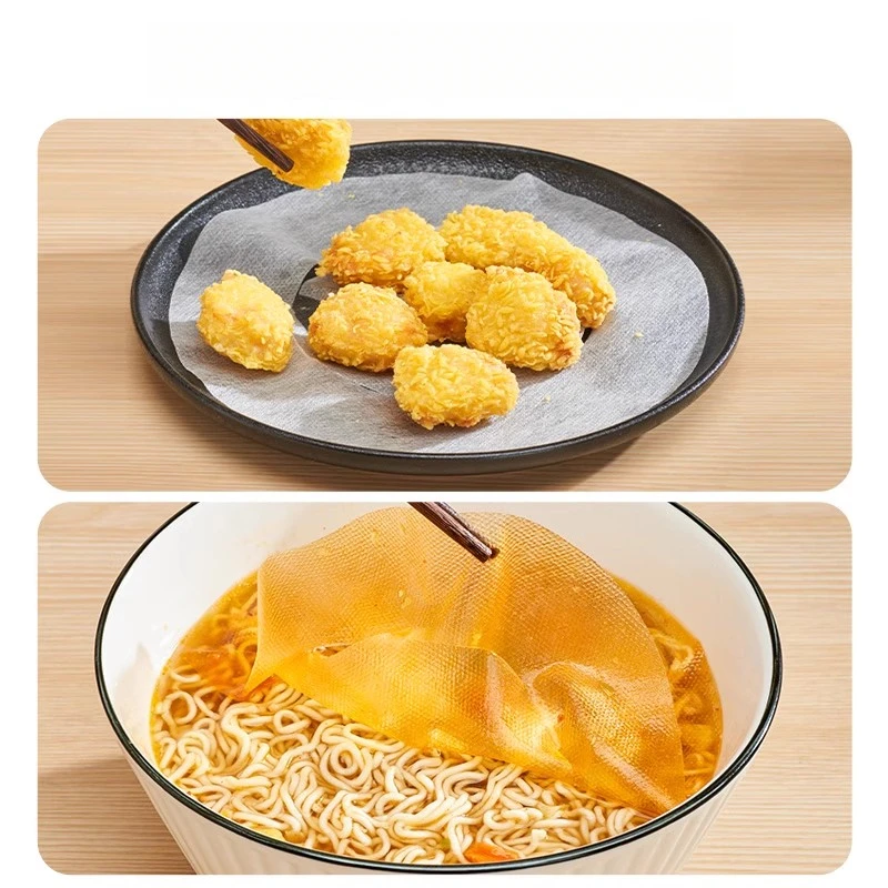 GIANXI Oil-Absorbing Sheet Food Grade Material Kitchen Special for Soup Free Cutting Absorb Fat and Eat Healthy Oil Filter Paper