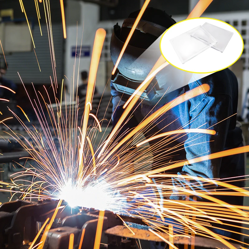 Welding tools PC lens Transparent PC Material 075/1.0/1.5/2.0/2.5/2.5/3.0 diopter Welding helmet Mask magnifier lens Eye-Prot welding glasses welding helmet welding helmet lens