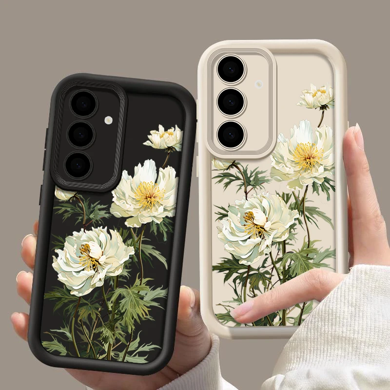 Elegant Flower Design Phone Case - Stylish Protective Cover