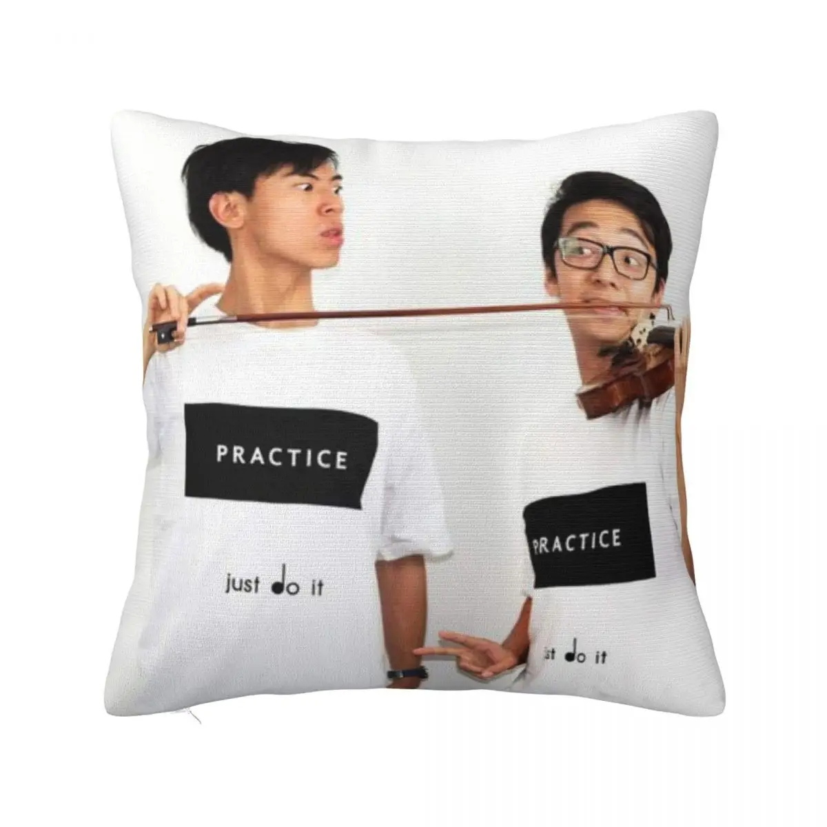 

Two set violin Throw Pillow Cushion Cover Decorative Cover For Living Room Pillow Cases Decorative Pillow Cover