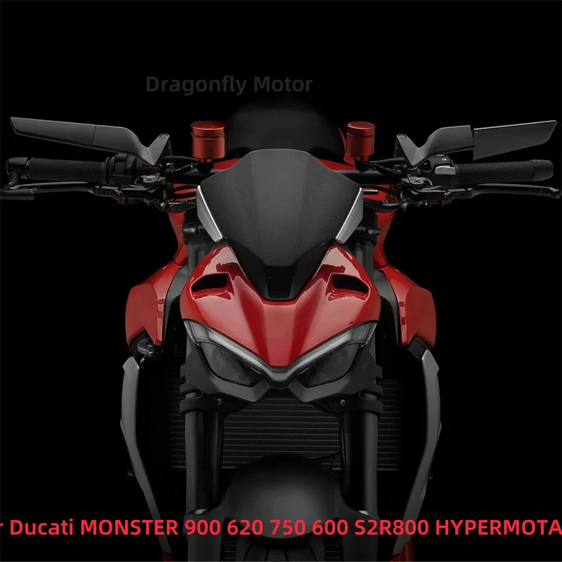 Ducati MONSTER 900 620 750 600 S2R800 하이퍼모타드 오토바이 미러용 스텔스 윙렛 미러 키트, 조절 가능한 회전