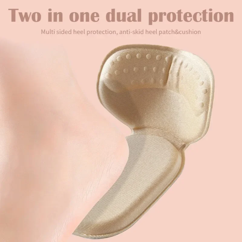 Non-slip Heel Pad High Heels Reduce Pressure Soft Insole Washable Foot Sticker Anti Slip Shoe Inserts Antiwear Shoe Accessories