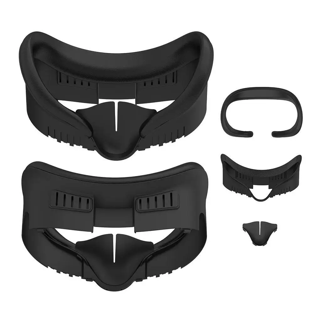 

Replacement Widen Facial Interface Bracket For Meta Quest 3 PU Leather Light Leakage Sweat Guard Face Pad VR Accessories
