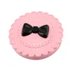 Acrylic Cute Bow False Eyelash Storage Box Makeup Cosmetic Mirror Case Organizer 4