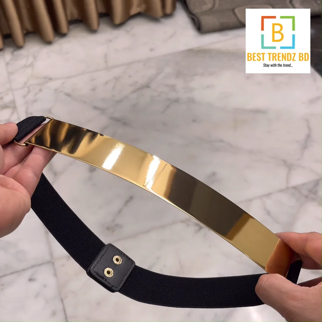 metallic belt womens