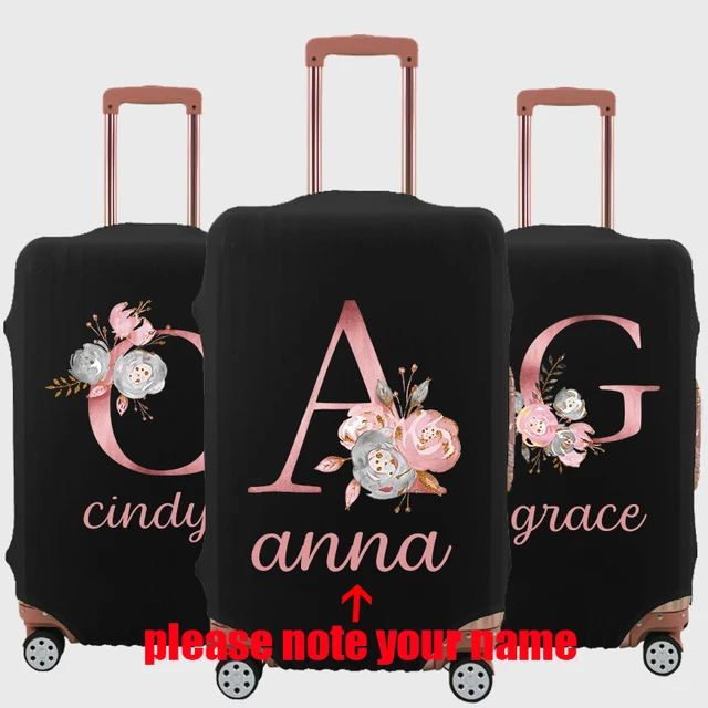 Personalized Travel Luggage Cover – Protective Suitcase Sleeve & Scratch Guard 1