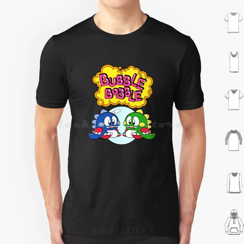 Bubble Bobble 2 T Shirt Uomo Donna Bambini 6Xl Dvg Dizionario Dei Videogiochi 80S Retro Retrogames Vintage Vecchi Giochi 16Bit Pixel
