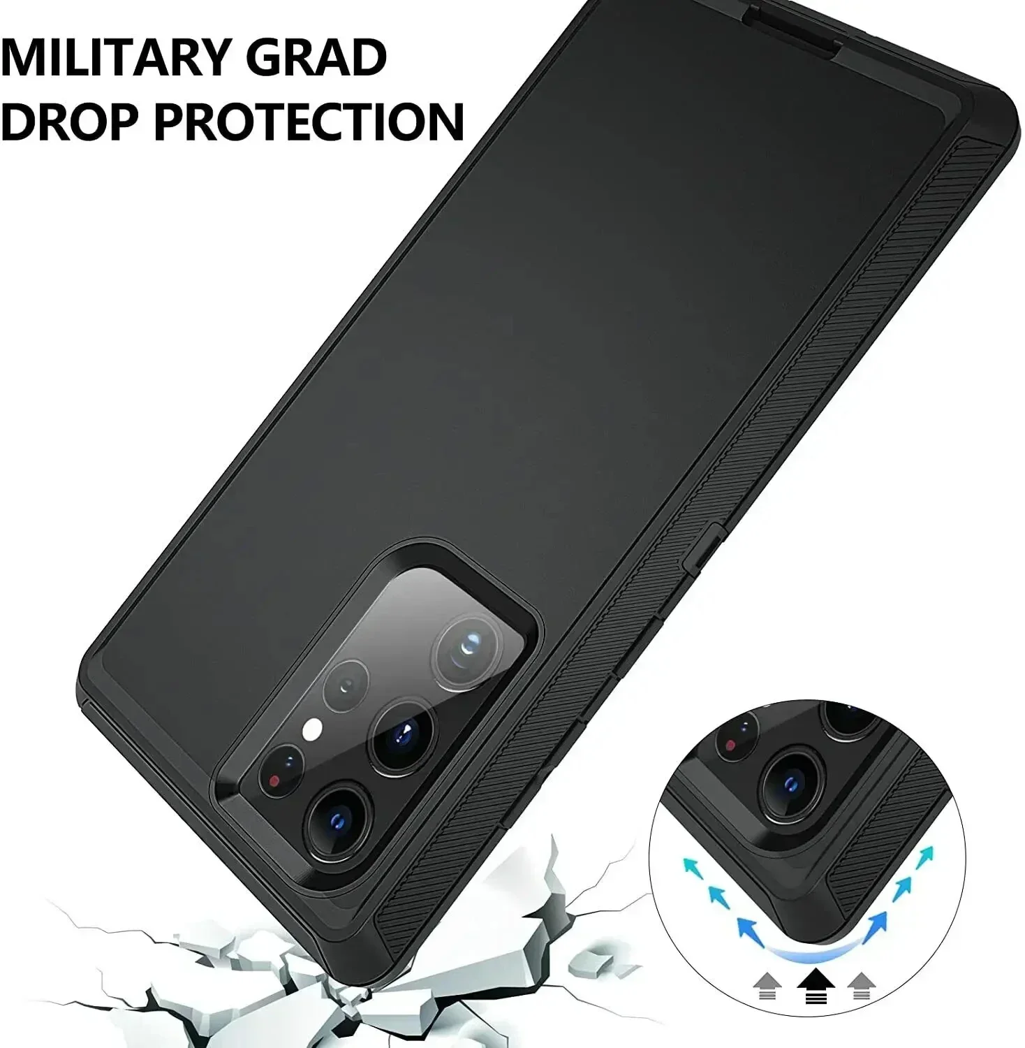 Custodia Armor Otter X Box per Samsung Galaxy A55 S23 S22 S21 S20 S24 Ultra S10 S8 S9 Note 20 10 Custodia antiurto resistente_voghion.com