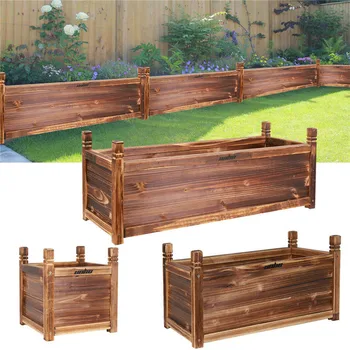 Wooden Raised Garden Planter Bed 1