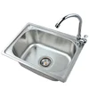 Kitchen sink Handmade stainless steel single bowl sink above counter or wall mounted vegetable Wash basin set mx4221950 3